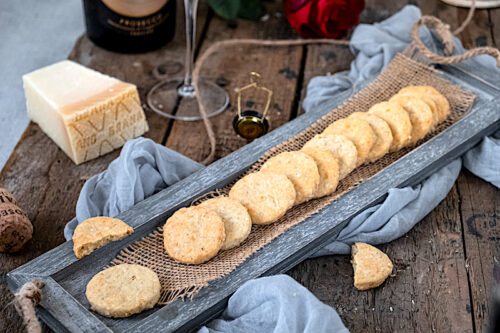 Parmesan Biscuits Made at home